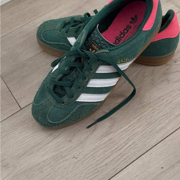 adidas Shoes - Adidas Gazelle Women’s Green Suede Sneakers